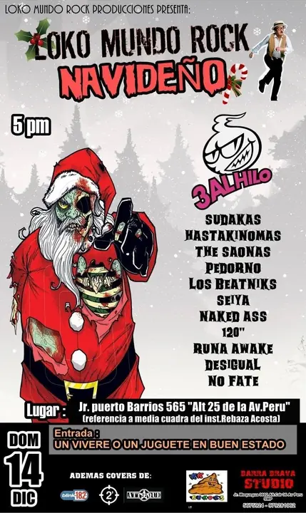Flyer No Fate - 14 de diciembre de 2014