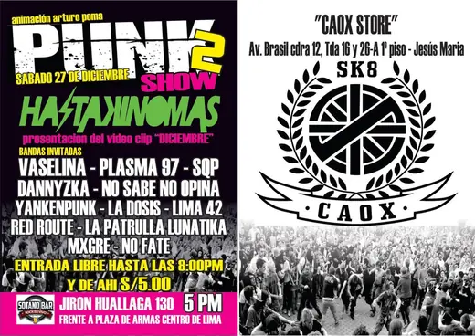 Flyer No Fate - 25 de diciembre de 2014