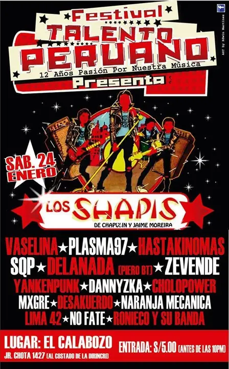 Flyer No Fate - 24 de enero de 2015