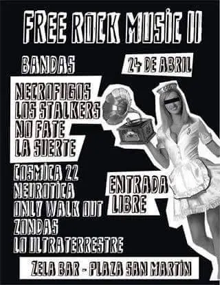 Flyer No Fate - 24 de abril de 2015