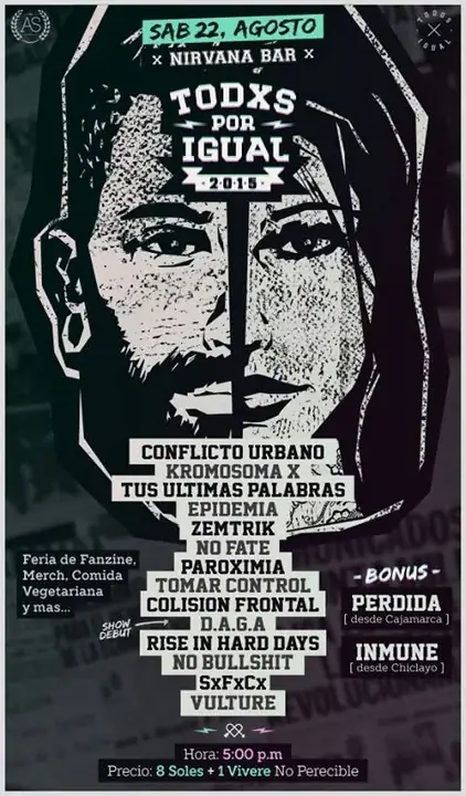 Flyer No Fate - 22 de agosto de 2015