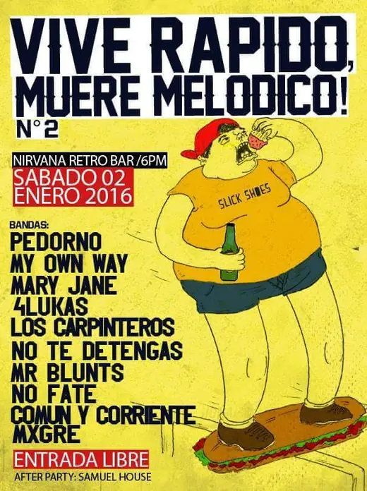Flyer No Fate - 2 de enero de 2016