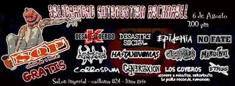 Flyer No Fate - 6 de agosto de 2016
