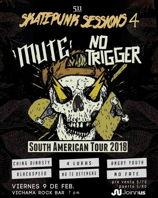 Flyer No Fate - 9 de febrero de 2018