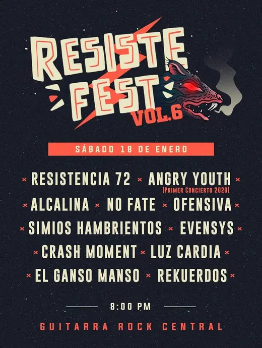 Flyer No Fate - 18 de enero de 2020