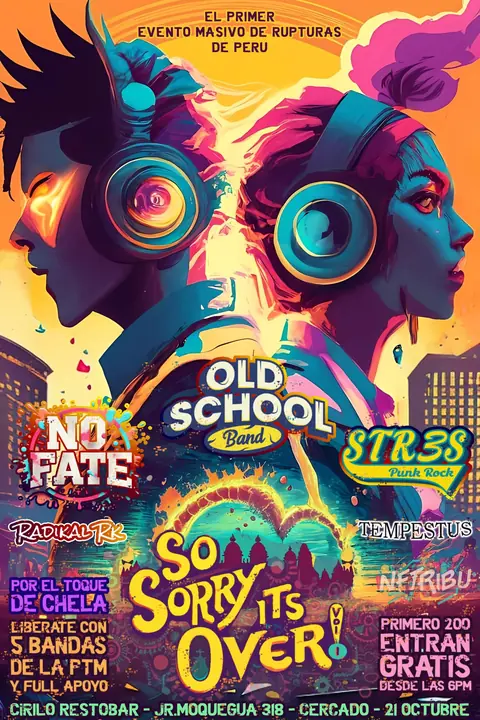 Flyer No Fate - 21 de octubre de 2023