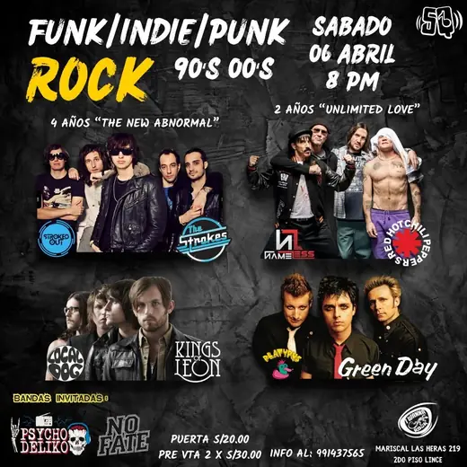 Flyer No Fate - 6 de abril de 2024