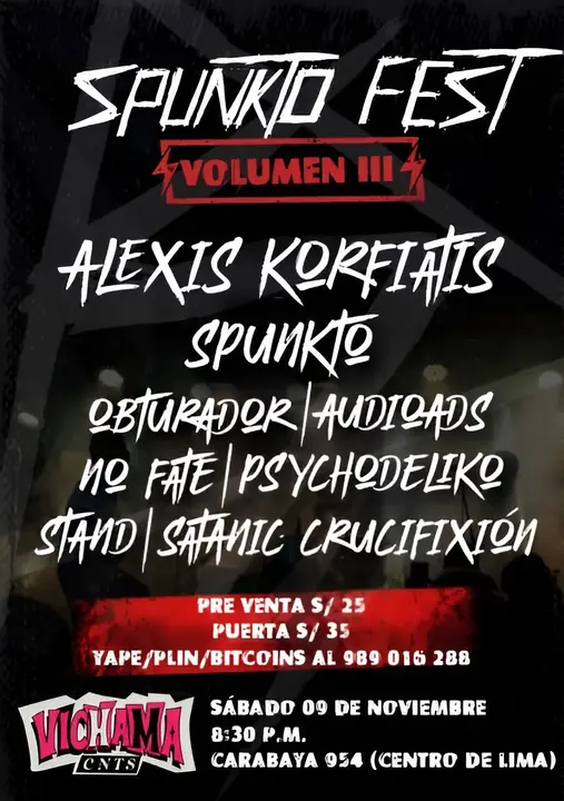 Flyer No Fate - 9 de noviembre de 2024